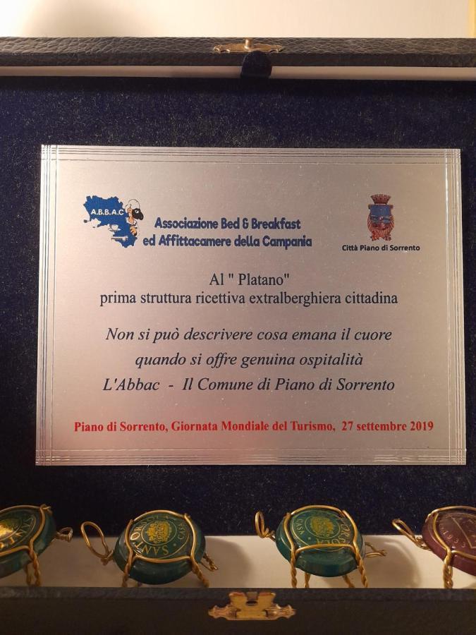 Il Platano Bed & Breakfast Piano di Sorrento Ngoại thất bức ảnh